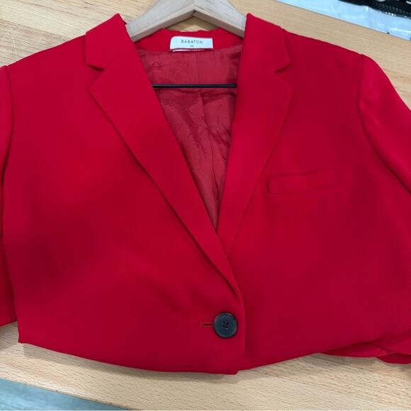 Aritzia Babaton Demy Oversized Blazer in Red size XS - Picture 5 of 9
